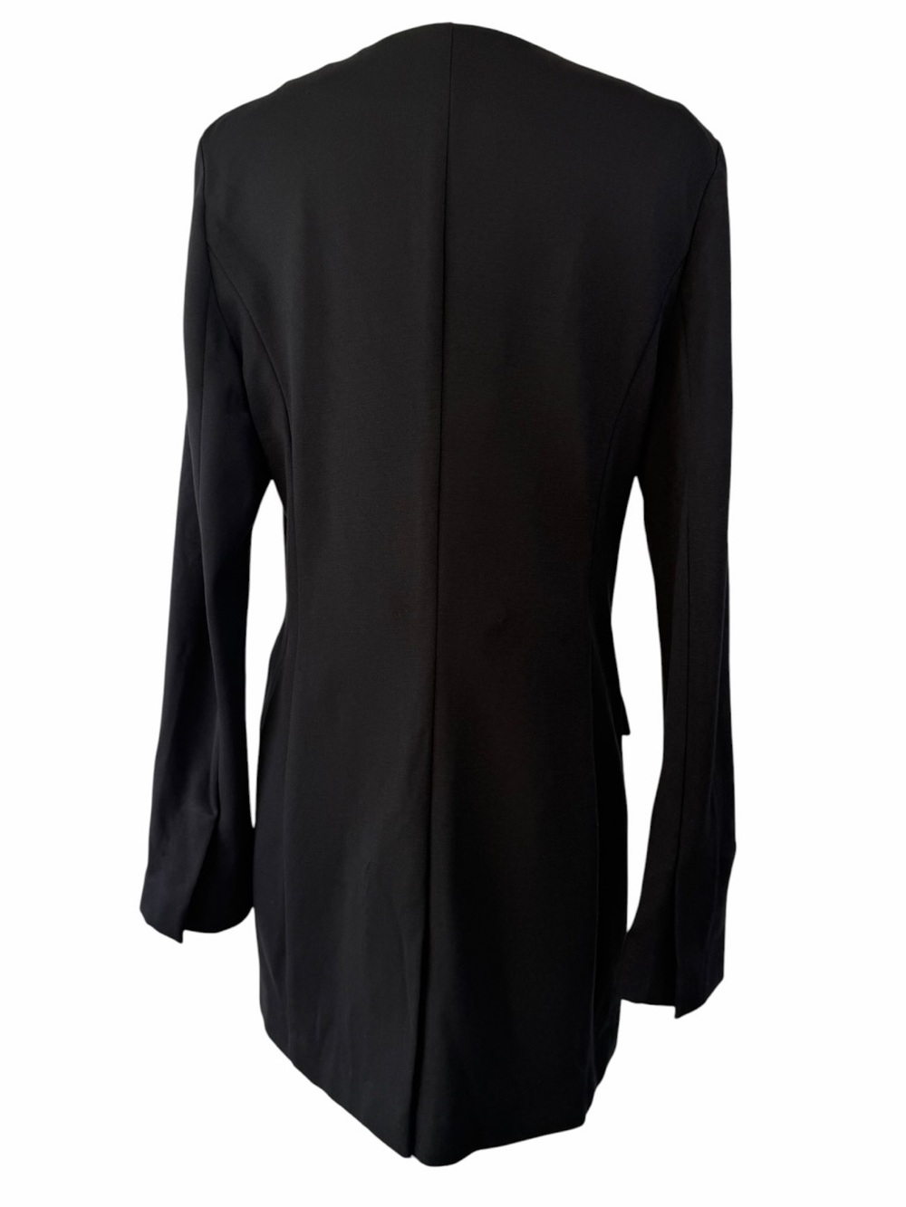 PEARL by Lela Rose Ponte Blazer Black Double-Breasted Women's Jacket 8 - Picture 5 of 11